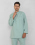 BAJU MELAYU AQSAD S/FIT (MINT GREEN)